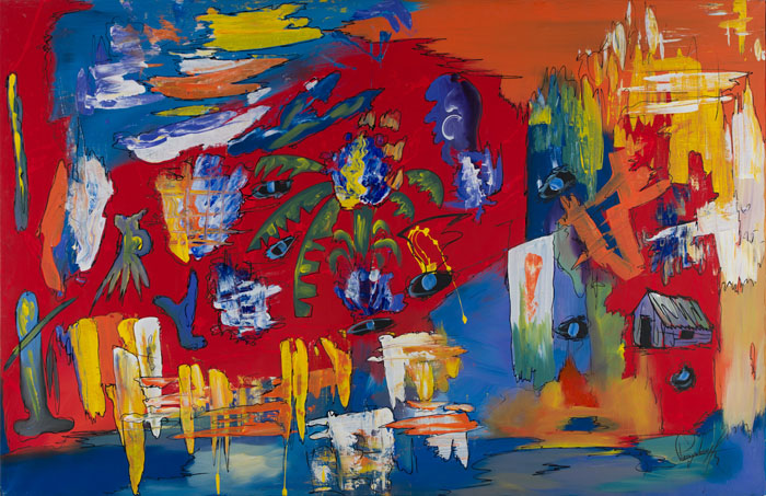 Pierre Mary Joseph Ecologia Mora (1.50x0.98) Peintre Pierre Mary Joseph